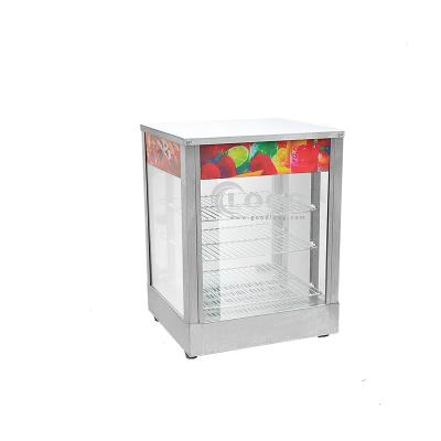 China Wholesale Stainless Steel Electric Showcase Heater and Glass Food Display High Quality Heated Heater for sale