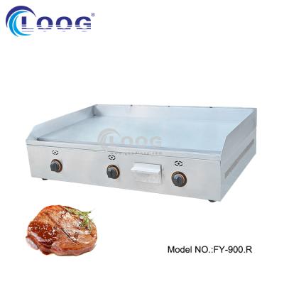 China Business Snack Machine Stainless Steel Induction Gas Grill And Griddle for sale