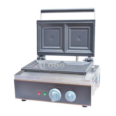 China Outdoor Best Price Commercial Electric Waffle Press Machine Heat Sandwich Maker or Grill Waffle Maker for sale