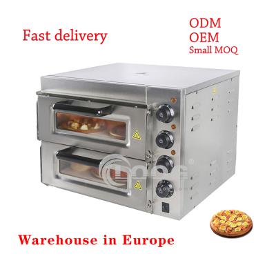 China New Outdoor Baking Appliances Bakery Pizza Maker Factory Cheap Price Double Electric Commercial Convection Baking Oven For Sale for sale