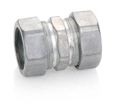 China Zinc Die Cast EMT Conduit Compression Coupling for sale