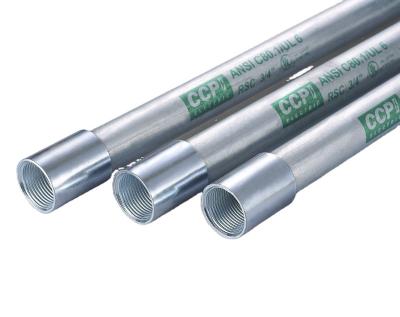 China Easy bend & Wire Pulling Conduit / RSC Rigid Steel Conduit for sale