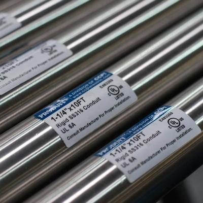 China Electrical Wiring UL Listed Stainless Steel RIGID Conduit for sale