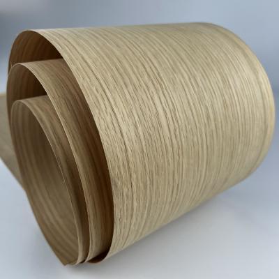 China Natural White Oak Straight Grain Wood Veneer A/AA Grade，100-195cm*0.45mm for sale