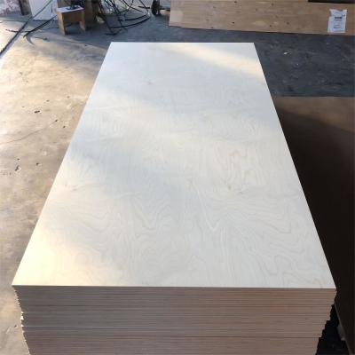 China Venta caliente E0 madera contrachapada de abedul del Báltico 6mm 9mm 12mm 15mm 18mm 24mm madera contrachapada comercial de abedul completo 1200*2400mm en venta