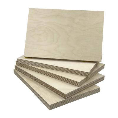 China High Quality Full Birch Plywood 4mm 6mm 9mm 18mm Baltic Birch Commercial Laminated Plywood Board for Furniture for sale