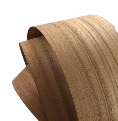 China Factory Supply Natural Wood Veneer 0.2mm 0.3mm 0.5mm 1mm 2mm 3mm Natural Plain Cut Burma Teak Veneer for sale