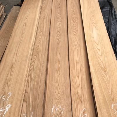 China Elm Wood Veneer Natural 0.45 0.5mm 1mm 2mm 3mm Straight/Mountain Grain Elm Veneers Wood Veneer Sheets for sale