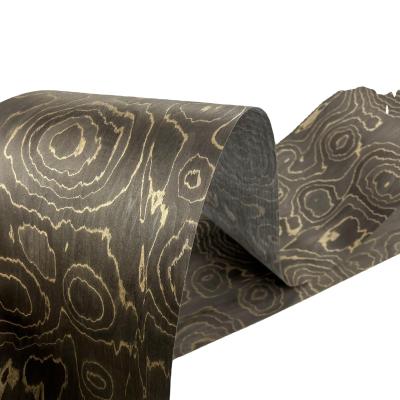 China Brown Composite Wood Veneer With Fleece Backing DIY Wood For Jewel Box Car Interior Home Decoration for sale