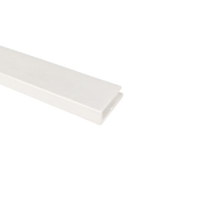 China PC Custom High Quality Profile Extrusion Product hard plastic tube plastic bracket for sale