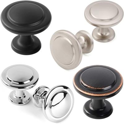 China Different colors anti-rust and anti-fingerprint Oil-rubbed new style direct selling bronze round lid handle and knob for sideboard for sale