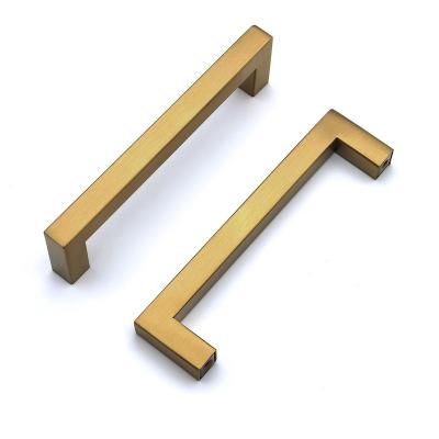 China Manufacturer Custom Wholesale Furniture Modern Drawer Hardware Square Cabinet Handle for sale