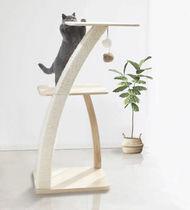 China Kokosnuss-Baum-festes Holz Cat Shelf Large Cat Climbing gestaltet 107*48*6cm Cat Scratching Post Cat Climbing Rahmen zu verkaufen