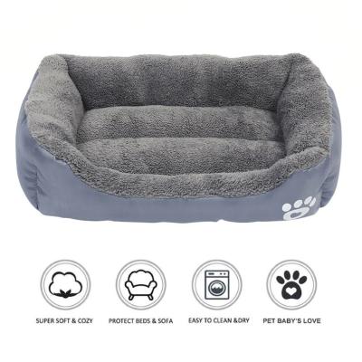 Chine Lit apaisant de chien de lit de matelas de chien de taille de Mat Bed Mildew Proof 12-18cm de coussin de caisse de chiot de peluche à vendre