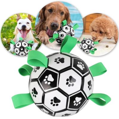 Cina giocattolo di masticazione del cane di giocattoli di Toy Bite Resistant Interactive Pet di masticazione di calcio del cane di 15cm TPU in vendita