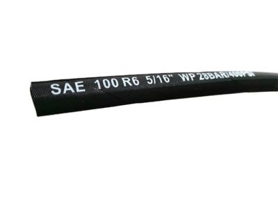 China Industrielles SAE 100 R6 3/4 Zoll-Bagger Hydraulic Hoses, Draht verstärkter Schlauch zu verkaufen