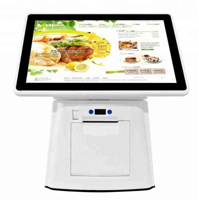 China Dual Screen AL+ABS Android 6.1 11.6 Inch Touch Screen Cash Register Payment Terminal With 58mm Printer for sale