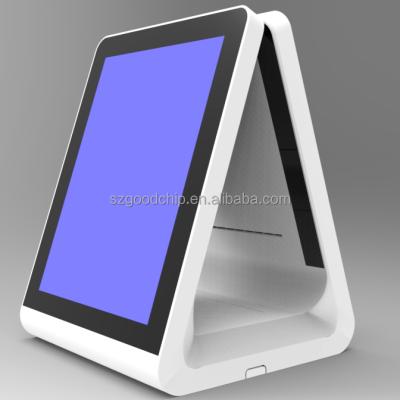 China New Design 15 Inch Dual Screen Android GC083B Intelligent Electron Tax Cash Register for sale