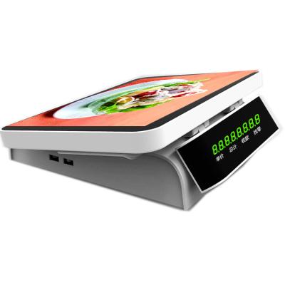 China All In One Cash Register GC073 12.1 Inch Single Screen With 8 Segment Code Display Bit 2gb Android Mobile Storage for sale