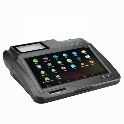 China High quality android pos tablet with barcode reader and thermal printer, 8gb pos billing machine for sale