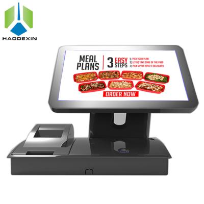 China Catering And Supermarket Windows High End POS Machine With Printer, Highly Integrated All In One POS System For Supermarket Catering And Win GC-087 for sale