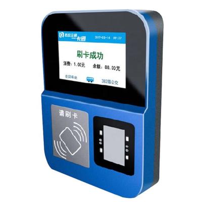 China 13.56Mhz NFC Card Payment and Barcode Scanning QR Payment Bus Ticket Collection Bus Validator with LCD Display GC095+ 8GB for sale