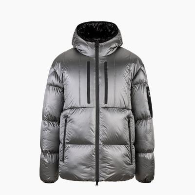 China Viable custom printed mens padded coats bubble stripper jacket plus size winter mens warm jacket for men for sale