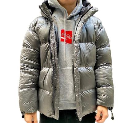 China Wholesale Winter Resistance Work Cold Wear Waterproof Customized Logo Fashion Padded Stripper Plus Size Men Jacket for sale