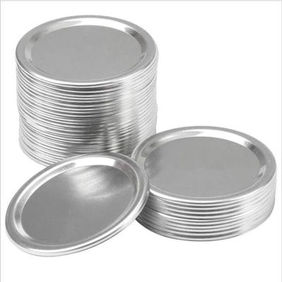 China Non Spill Customized Design Aluminum Canning Lid For Mason Jars for sale