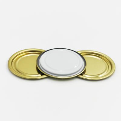 China Non Spill Food Grade Metal Tinplate Lids For Tin End Cans Bottom Lid for sale