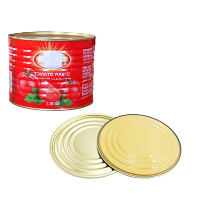 China Non Spill 153 Mm Cans Bottom Lids Corrugated Type For Retort Food Packaging for sale