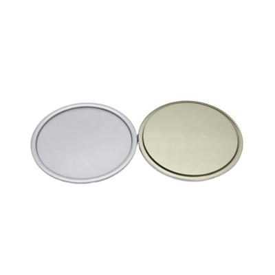 China Non Spill 83mm Bottom End Aluminum Lids For Drinks Food Cans Bottom Lid Lids for sale