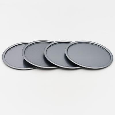 China Non Spill Bottom Food Cans Chromeplate Tinplate Lids Bottom Canning Lids for sale