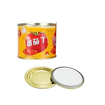 China Non Flip Bottom Lids Of 52 Mm Low Ends For Food Tin Canned Lid for sale