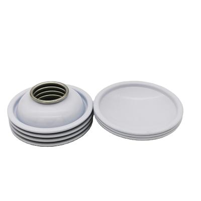 China Non spill 65mm aerosol components conecan aerosol cover and lid for sale