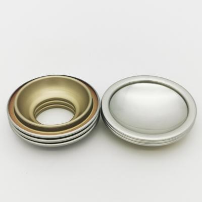 China Non Spill Non Spill Air Freshener Cap Aerosol Dome Cone Valve Lids Metal Tinplate Spill Accept for sale