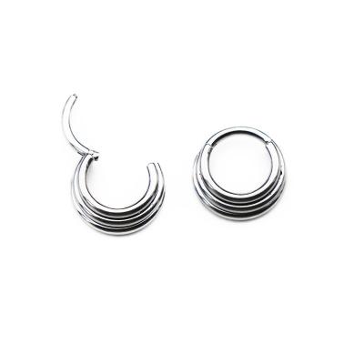 China LANDY Stainless Steel Piercing Jewelry TRENDY closed nose Ring Stainless Steel Piercing Mouth Nose studs for sale