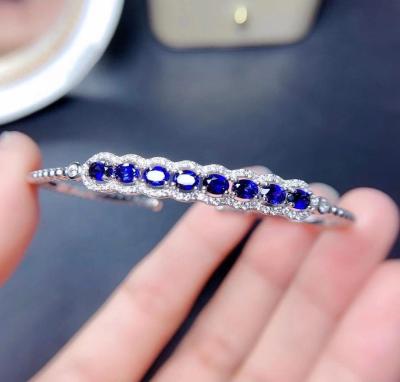 China Other LANDY Sapphire Retro Style Silver Ornamental Design Bracelet 925 Palace Creative Bracelets for sale