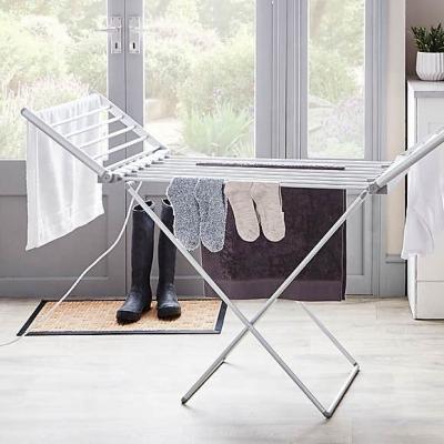 China Electric Heated Household Towel Rail Portable Rack Cloth Dryer Rack for sale