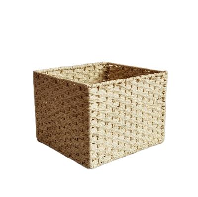 China Eco-Friendly Handmade - Wicker Vellum Storage Place Baskets for Decor and Organization - Cabinets, Cupboards, Shelves, Countertops for sale