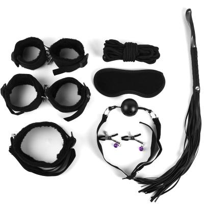 China Sexy Bondage Fun 8pcs/set Restraint Strap Handcuffs Full Body Restraint Strap Slave Fetish Restraint Adjustable Belt SM Couples Sex Accessories for sale