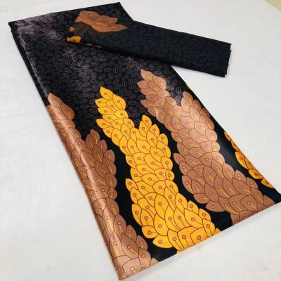 China Beautifical Ankara Fabric Anti-Static Satin Fabric 4 Yards 2 Yards Nigerian Chiffon For Clothes ML54NM850-902 for sale