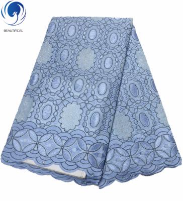 China Swiss Voile Fabric Beautifical Lace Fabric Viable Nigerian Dry Lace Embroidery Swiss Lace 2019 ML4R384 for sale