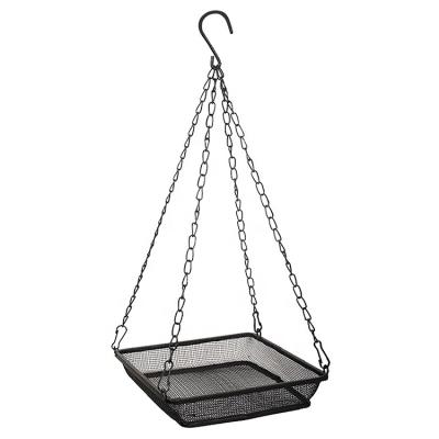 China Stocked Customize Hanging Garden Metal Bird Feeder for sale