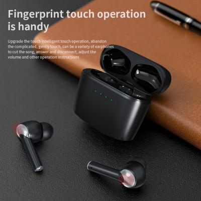 China In-Ear Sweatproof Noise Cancel Stereo Headphones , TWS Portable Mini Wireless Earbud J8 ANC P.J. With Dual MIC For Smartphone/PC for sale