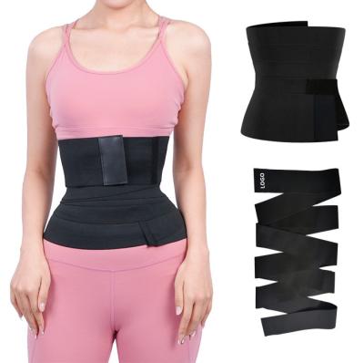 China Tovam Adult Women Slimming Tape Waist Bandage Wrap Waist Trainer Lumbar Waist Support Belt for sale