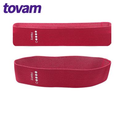 China Polyester + Latex Yarn Customized Loop Resistance Band Hip Resistance Band Exercise Bands for sale