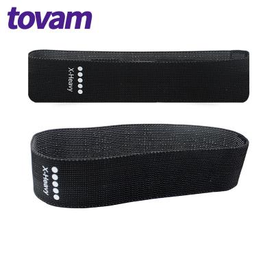 China Polyester + Latex Yarn Customized Loop Resistance Band Hip Resistance Band Exercise Bands for sale