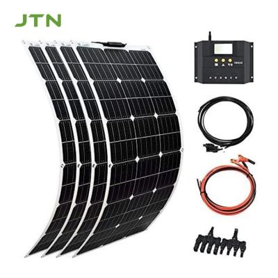 China 300w 10kw Solar Flexible Photovoltaic Panels Kit voor thuis 220v IP65 waterdicht Te koop