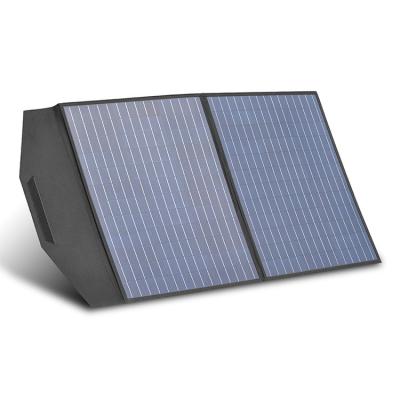 China 156.75mmx156.75mm Cell Size PET Monocrystalline Solar Foldable Panel 100w voor mobiele telefoon Te koop